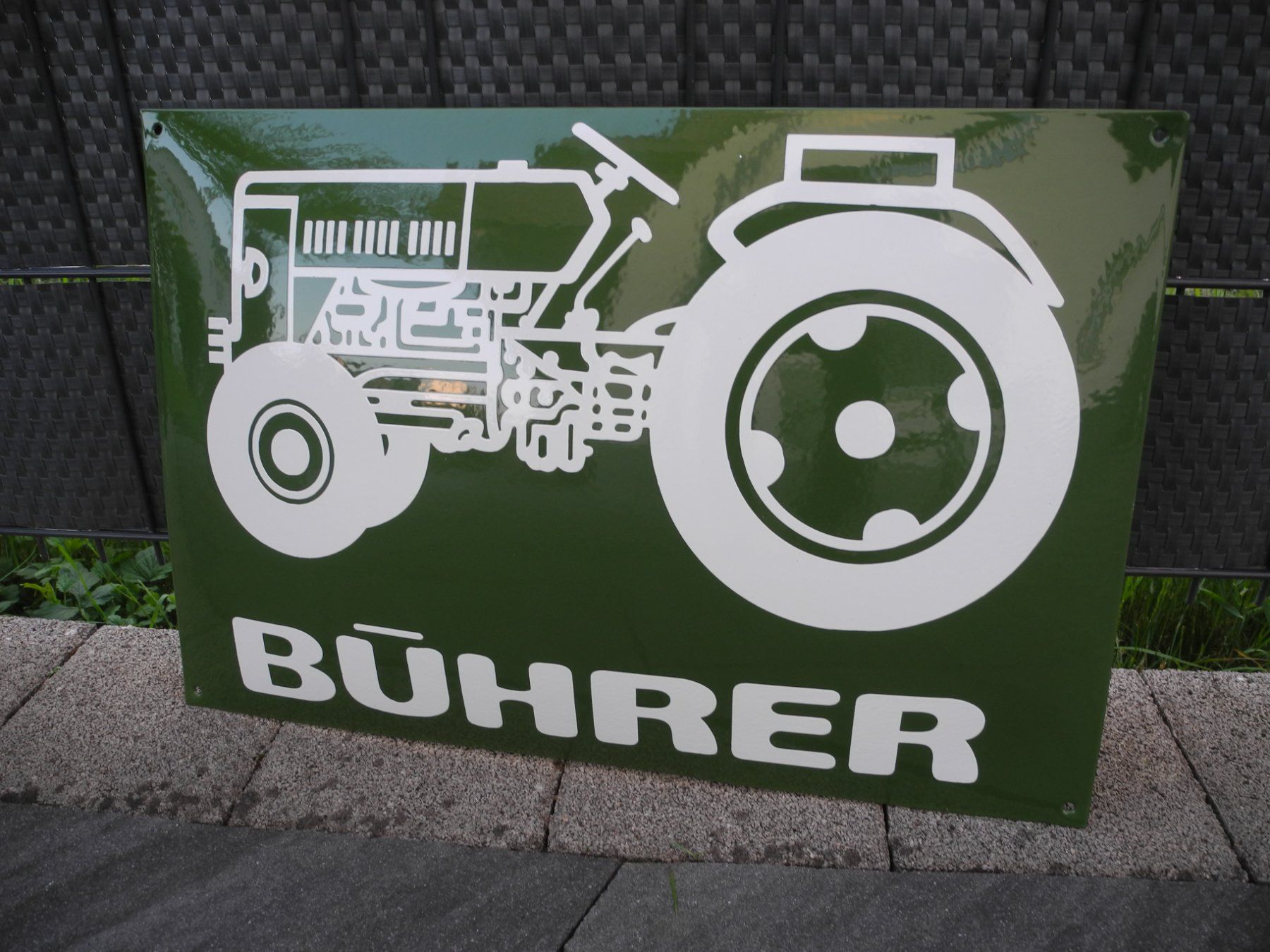 Insegne: GROSSES BÜHRER EMAILSCHILD – Nuovo (secondo la descrizione) da Reinach AG venduto da Huckleberrysix 7