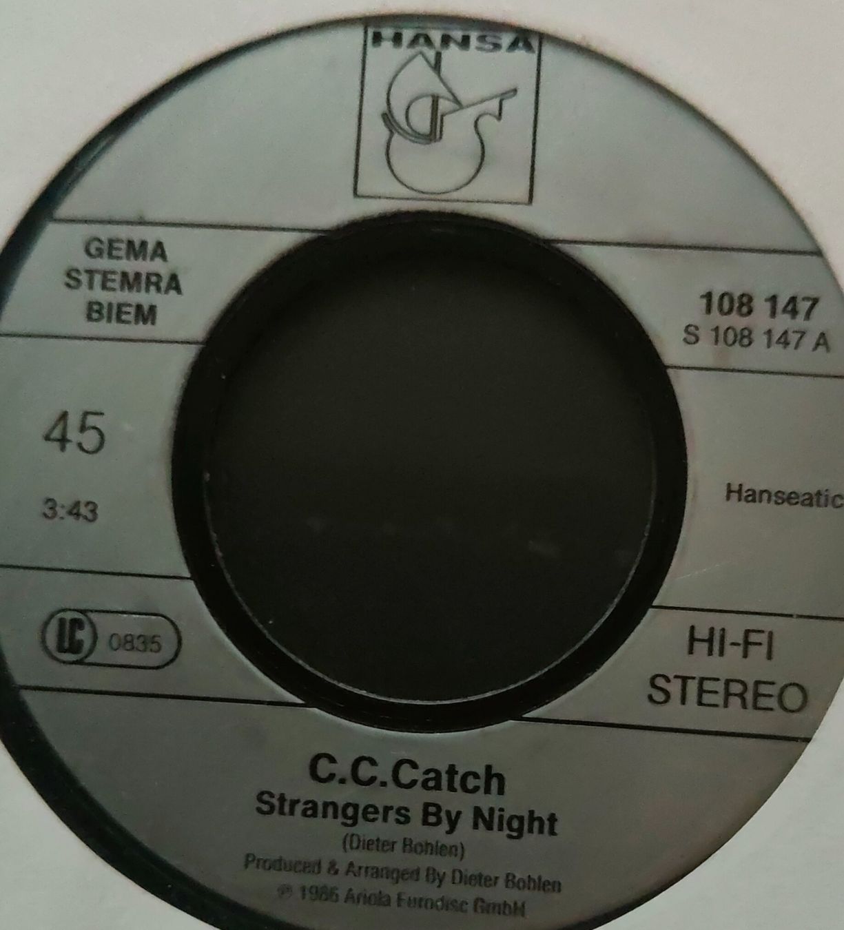 Vinyles: Vinyl Single C.C. Catch - Strangers By Night – D'occasion à Langenthal par Modo39