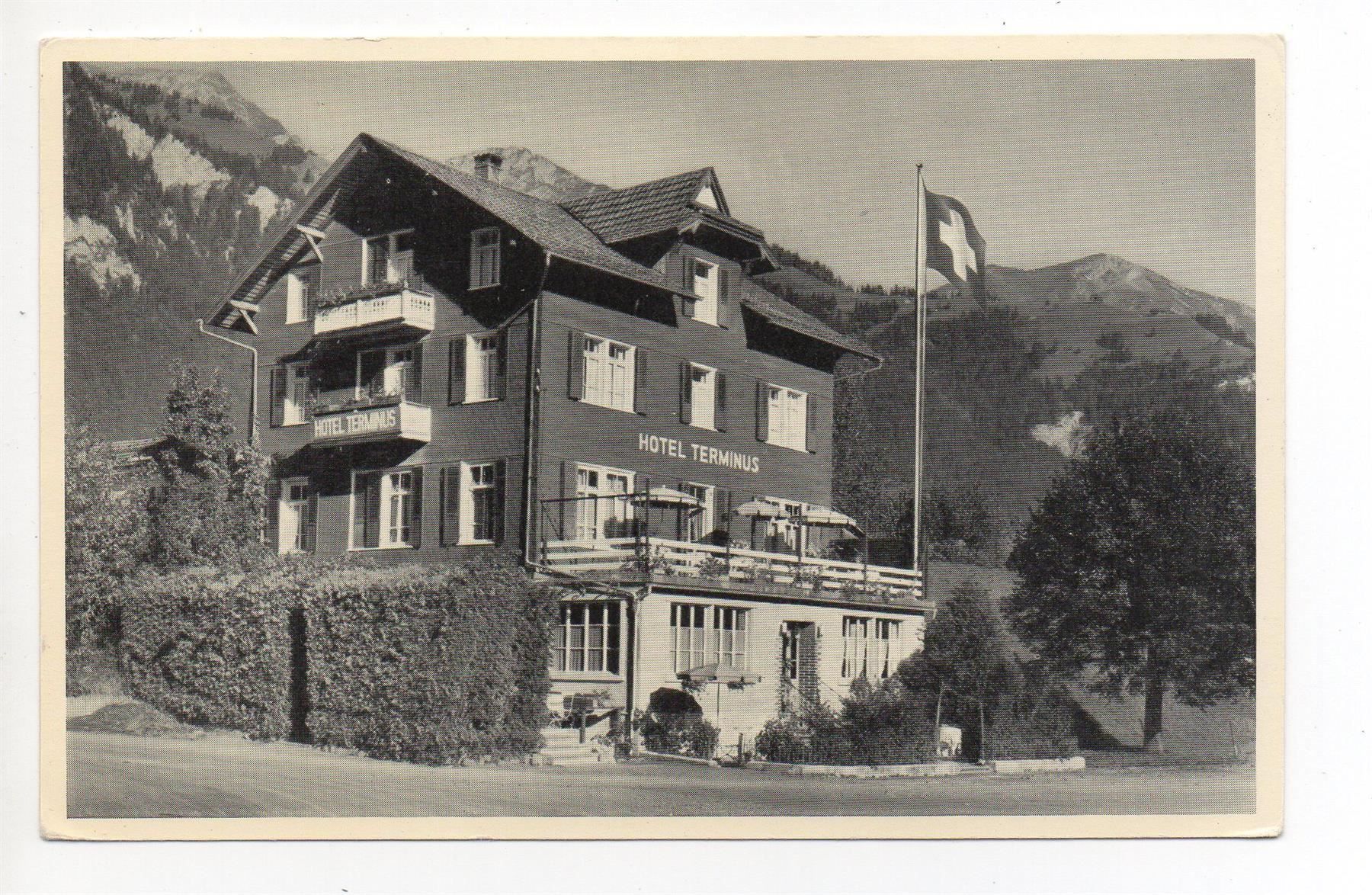 Ansichtskarten: FRUTIGEN Hotel-Pension Terminus – Gebraucht aus Jona von philajona