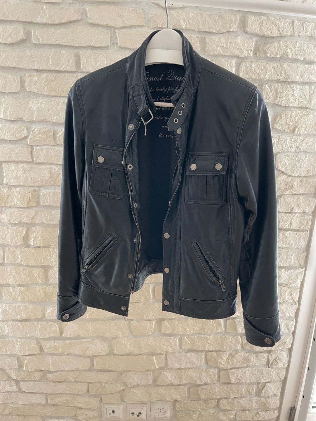 Jacken: Lederjacke schwarz Grösse 38 – Gebraucht aus Bassersdorf von Evilein5374