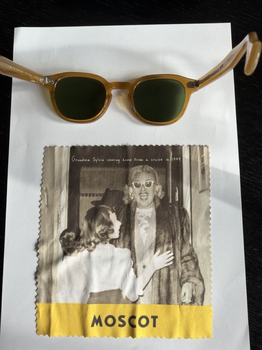 Moscot Brillen & Gläser: Sonnenbrille Moscot gelbbraun mit Etui – Gebraucht aus Kilchberg ZH von Seb92 6