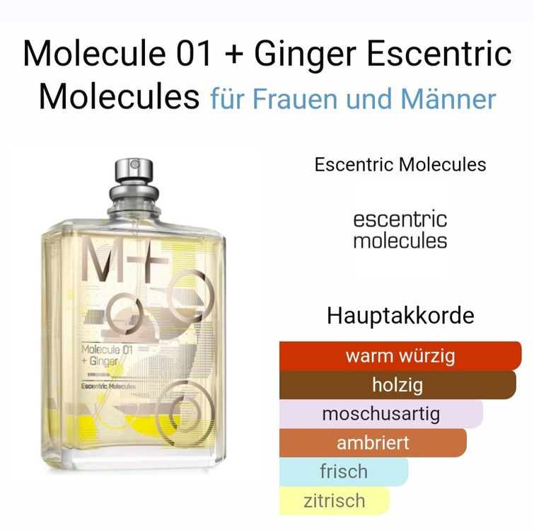 Molecule 01+ Ginger 5ml Abfüllung Escentric Molecules unisex Kaufen auf Ricardo