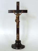Antikes Standkreuz Kruzifix