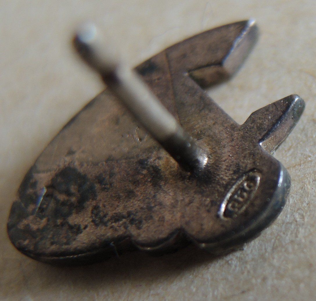 Placchette & Badge: Silber Pin – Usato da Rorschach venduto da maeck8 5