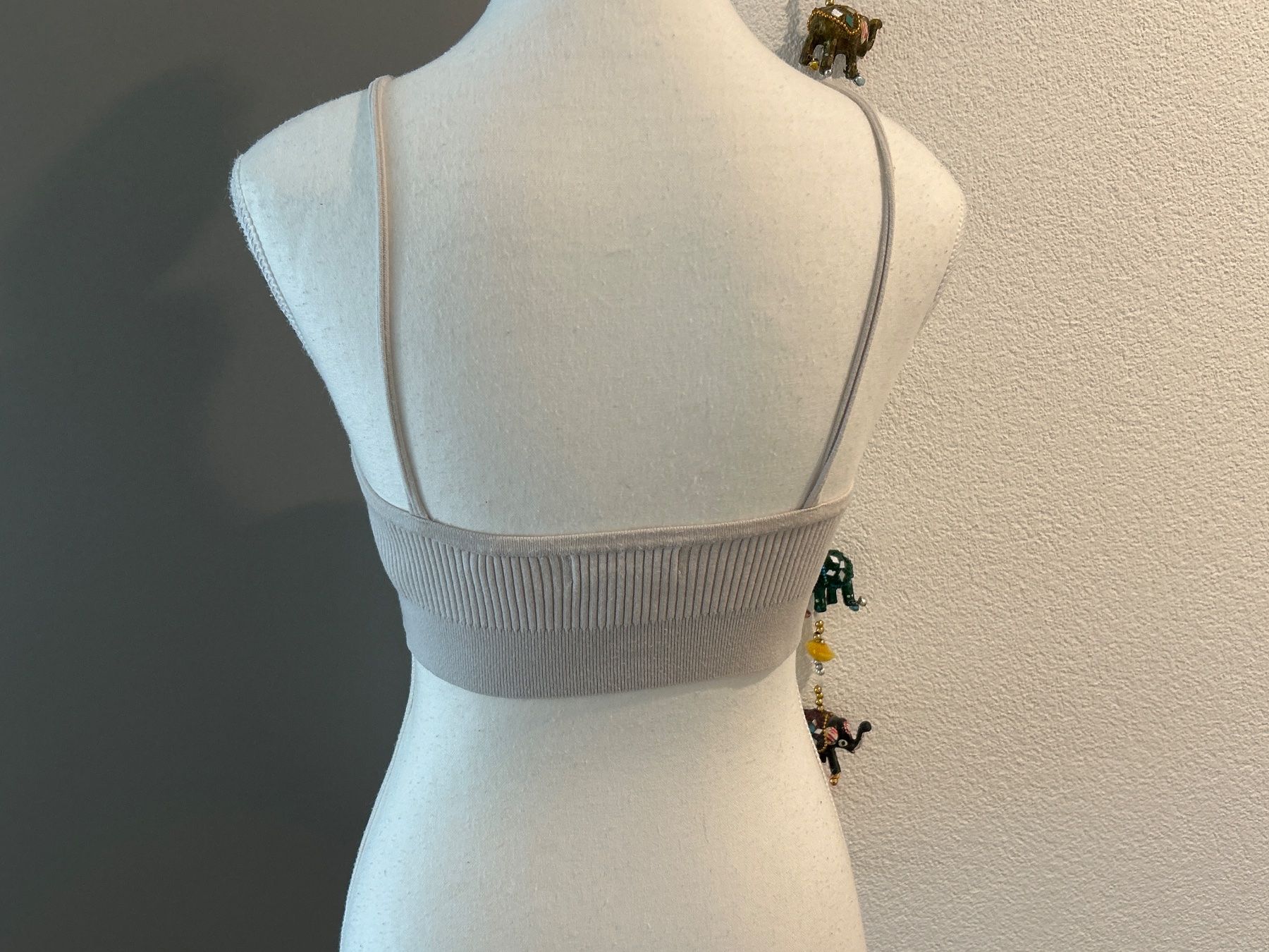 H&M Top: Bustier - Top beige Rippstrick von H&M Gr. S – Usato da Brunnen venduto da Nala2929 5
