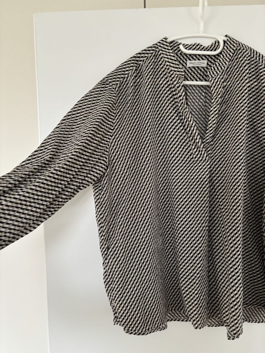 Marc O'Polo Camicette: Bluse oversize Marco Polo Gr. 44 – Usato da Gwatt (Thun) venduto da Bioethanol01 2