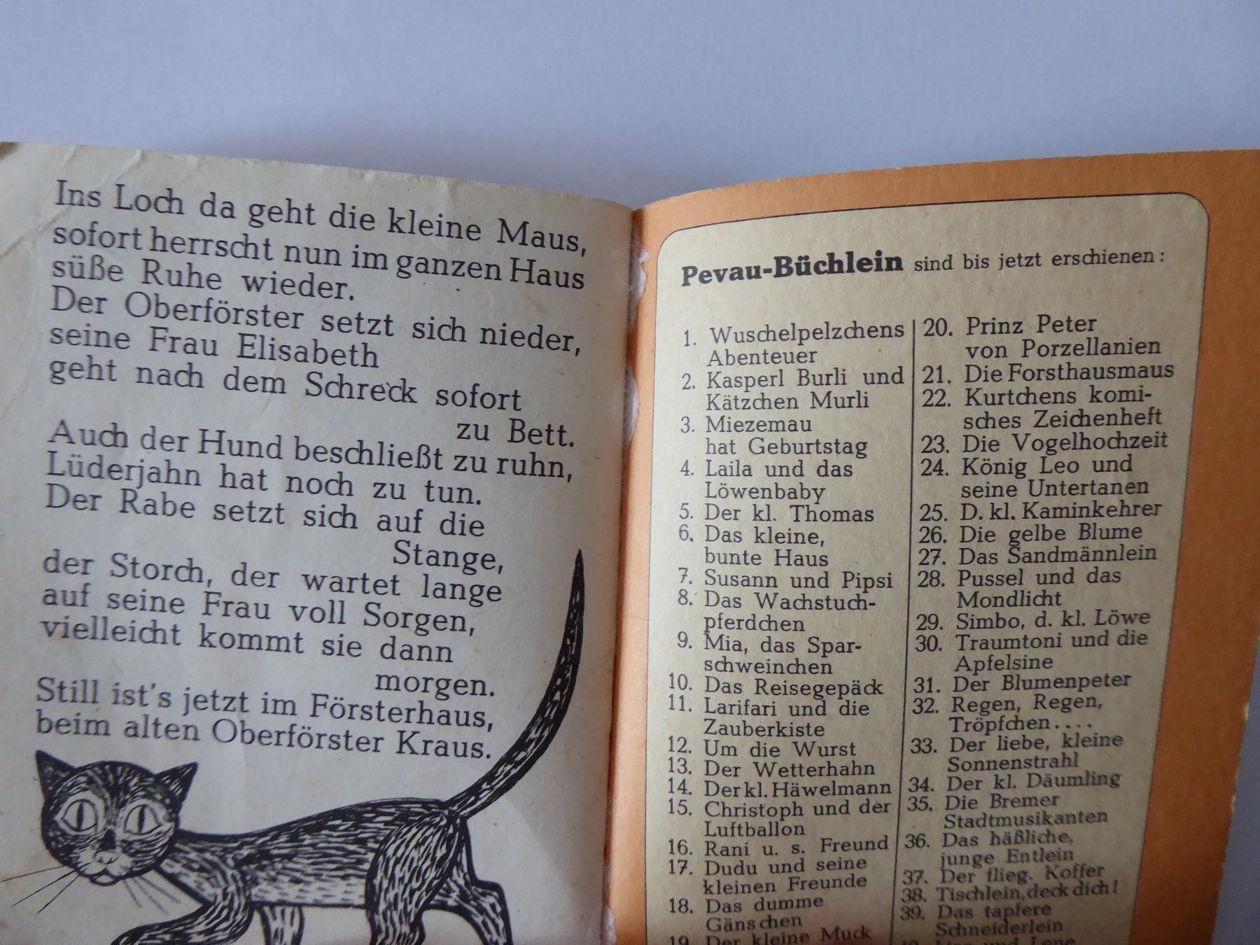 Libri: Pevau 21, Die Forsthausmaus, antik – Usato da Turbenthal venduto da Panau 3