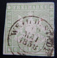 Württemberg Kat. 8 gest. 1857 70 Euro