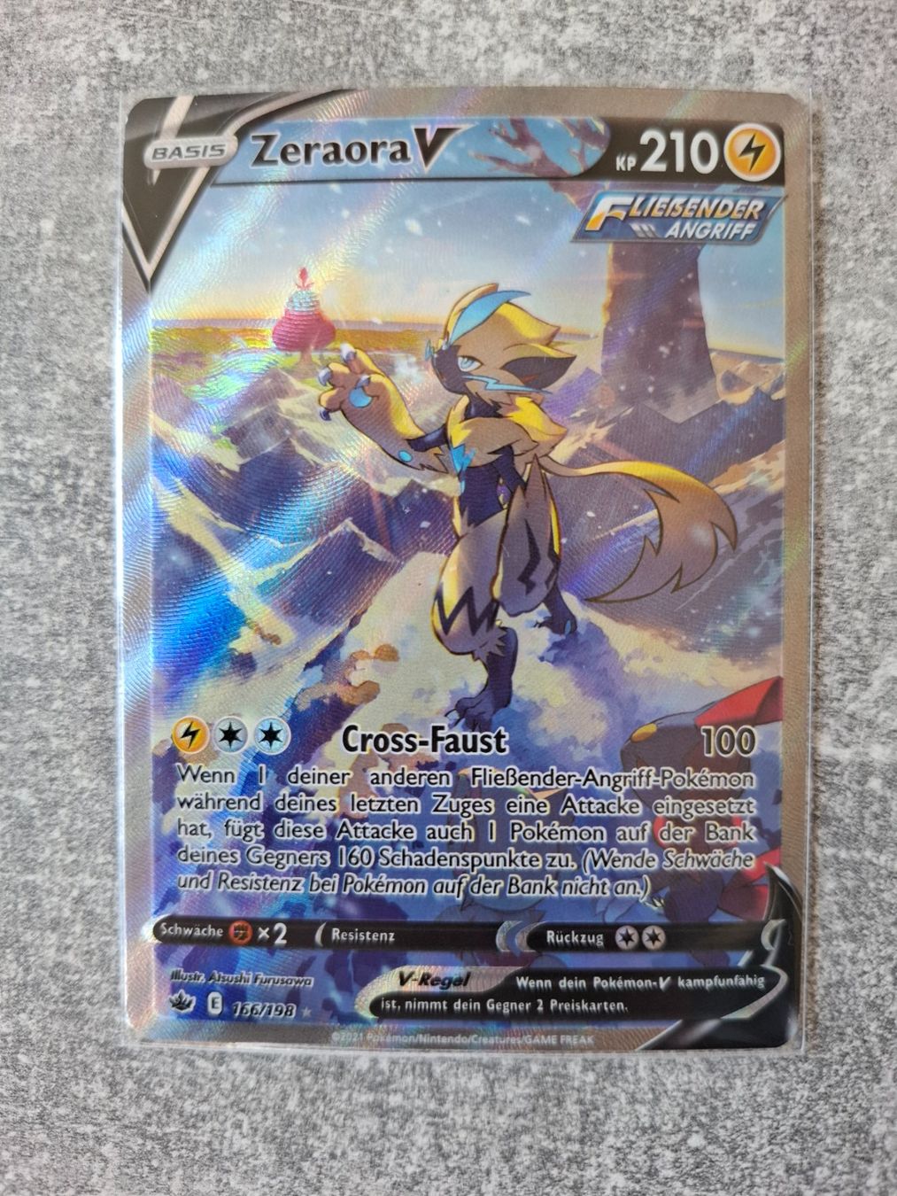 Zeraora V CRE 166 Cross Faust Special Illustration Rare - DE (Neu und ...