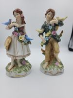 SANDIZELL Porzellan Mädchen & Junge mit Vögelchen