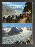 AK Grosser Aletschgletscher Blick vom Eggishorn