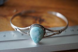 Larimar Armreifen   by  "TOPSTONE"
