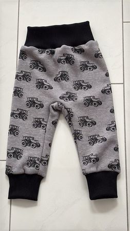 Thermo Fleece Pumphose mit Traktor Gr. 74/80 Neu