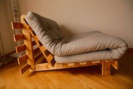Karup Design Futon Schlafsofa – Beige & Naturholz