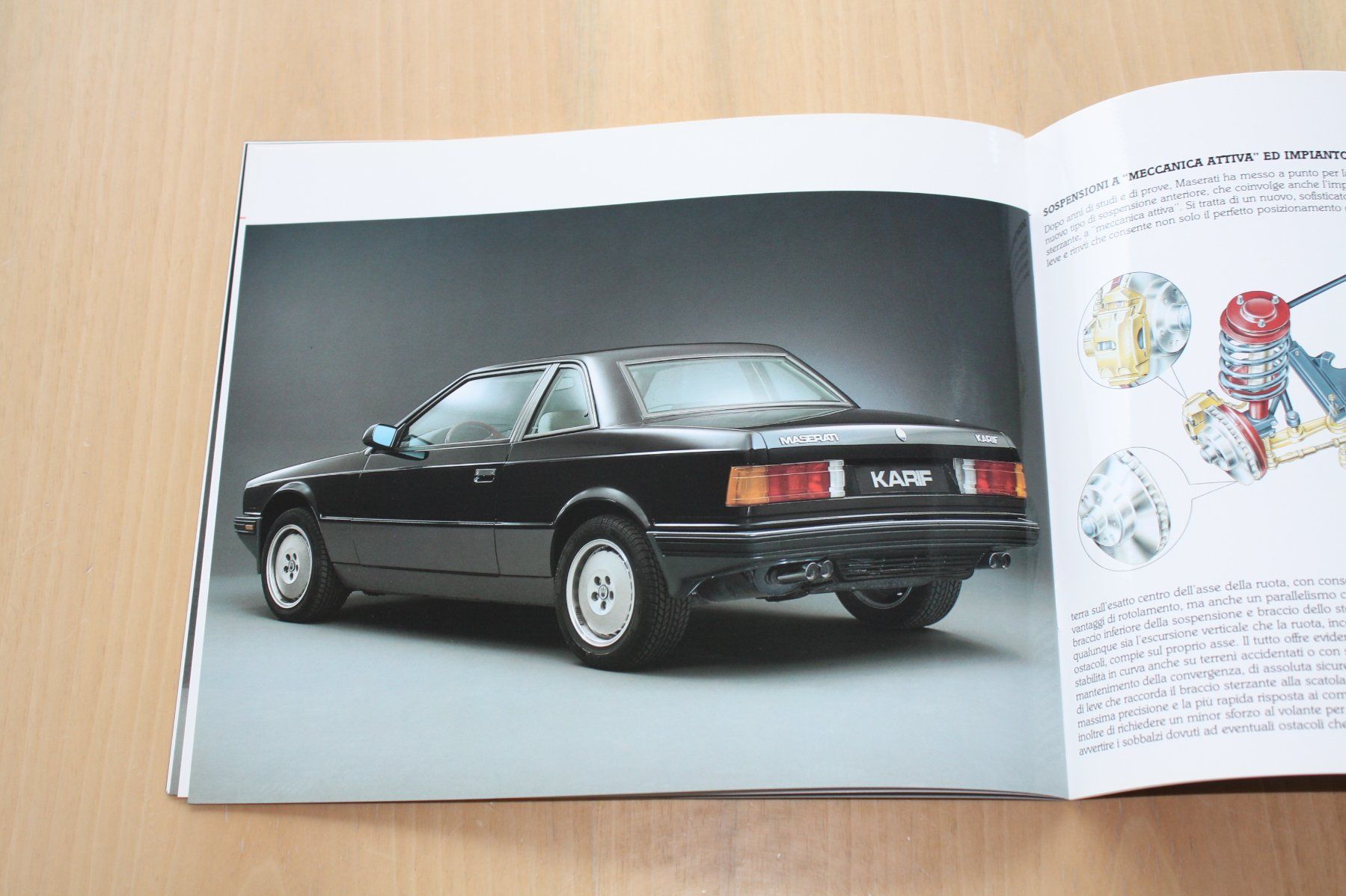 Maserati Documenti: Maserati Karif Hochglanz Prospekt – Usato da Wikon venduto da erwin400 5