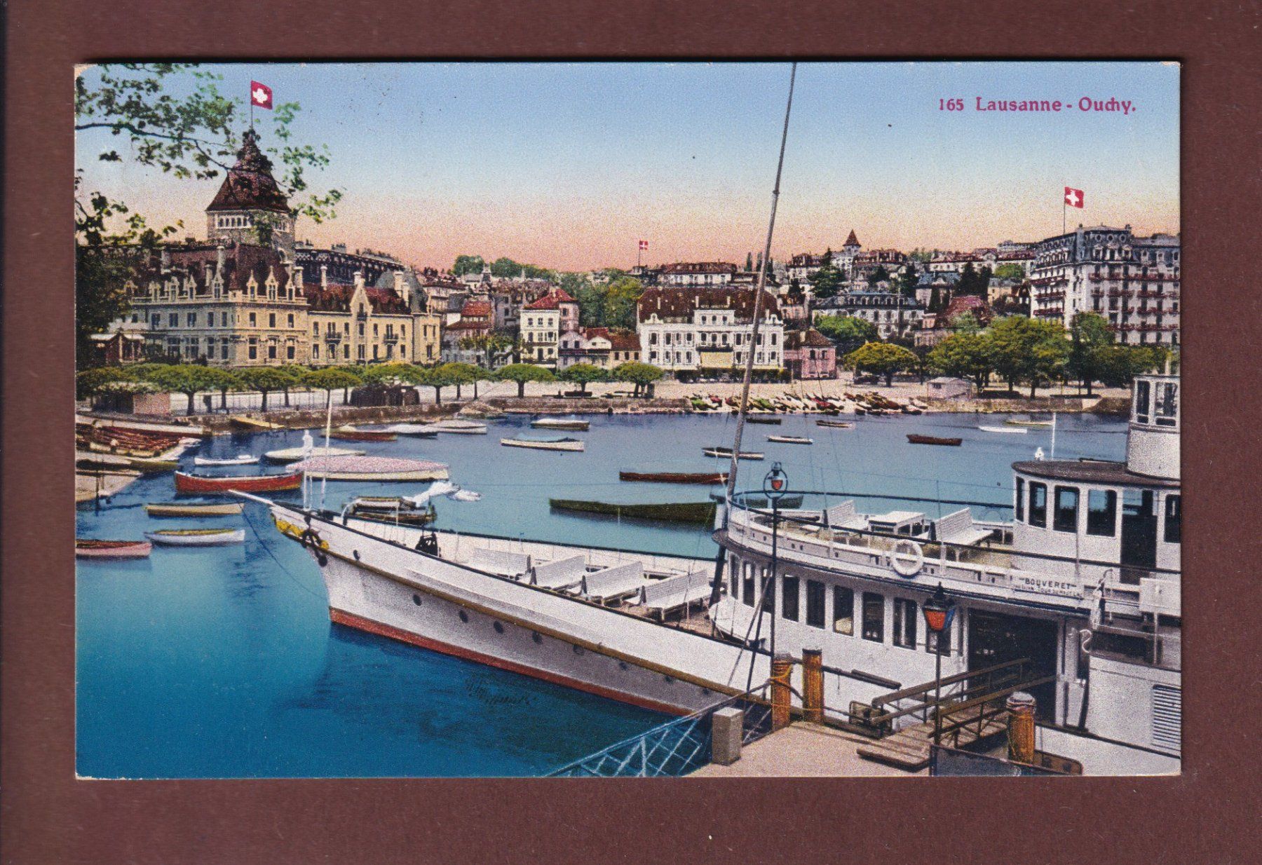 Ansichtskarten: LAUSANNE - A Ouchy - 1926 – Gebraucht aus Pully von nicecards