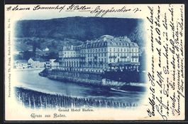 AK Baden, Grand Hotel Baden, 1900