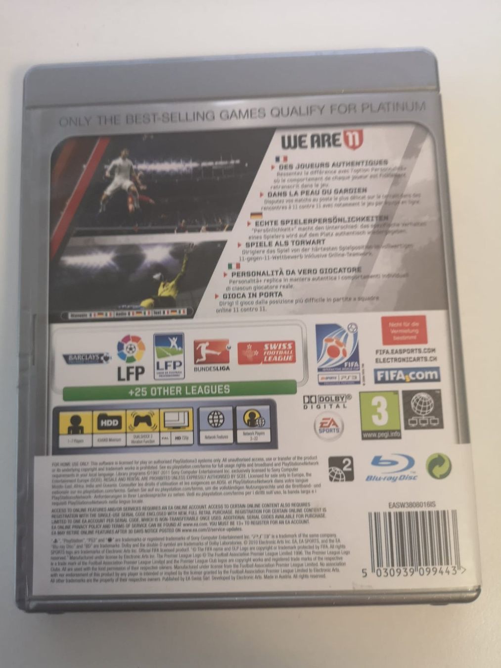 Spiele: Fifa 11 (Platinum) (PS3) – Gebraucht aus Herisau von Seyashop_2 2