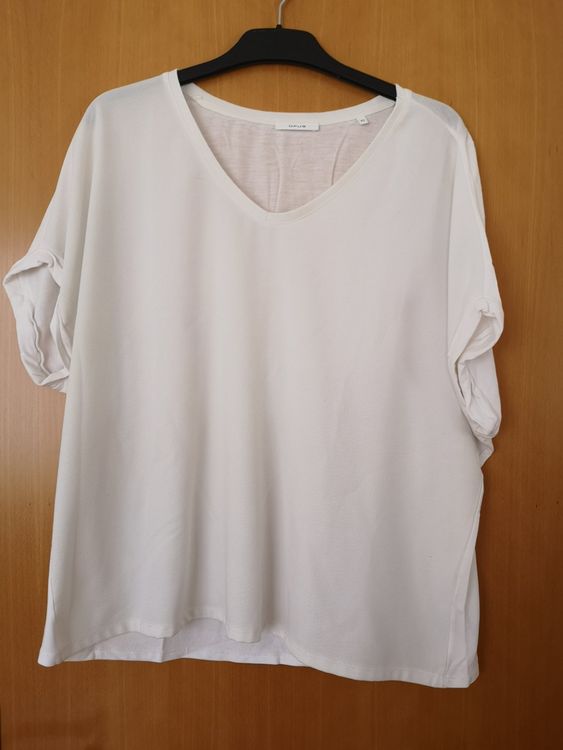 Opus someday bluse Tunika tshirt 36 38 S M damen weiß pullover in