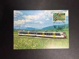 Maximumkarte Vallée De Joux Bahn 1995