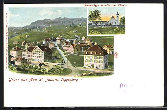 Cartoline postali: Neu St. Johann, Ehemaliges Benediktiner  – Usato da Berlin venduto da bartko-reher