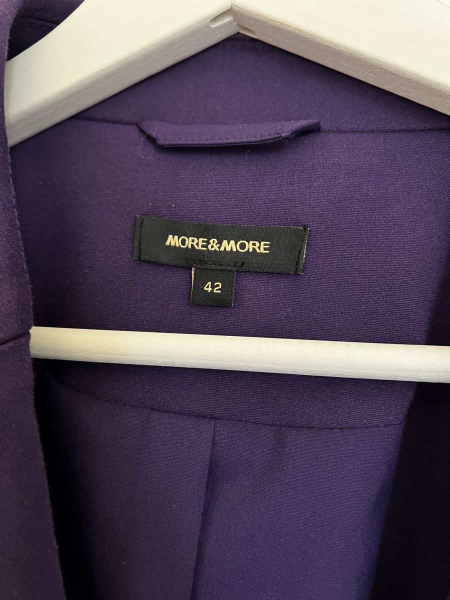 More & More Giacche: MORE & MORE Blazer, Gr. 42, Lila - Schnäppchen! – Nuovo (secondo la descrizione) da Glattfelden venduto da Minoux 1