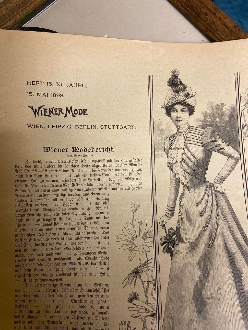 Zeitschriften & Magazine: wiener mode antike zeitschrift 1898 – Gebraucht aus Gipf-Oberfrick von Iberico 1