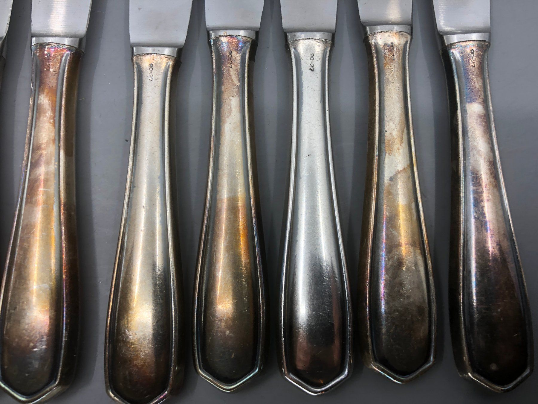 Posate: 8 Tafelmesser versilbert Hans – Usato da Basel venduto da Tiabeanie 8