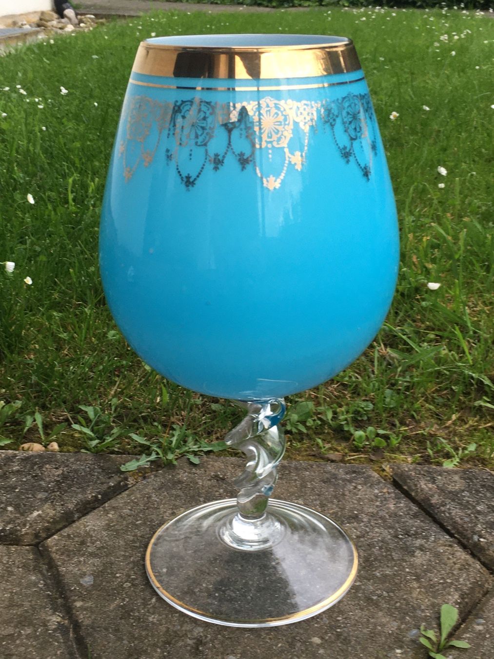 Bicchieri: Glas - Kelch mit Goldrand – Usato da Wangen b. Olten venduto da Finolino28