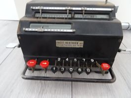 Vintage Facit-Vertrieb AG Zürich Rechenmaschine Rarität
