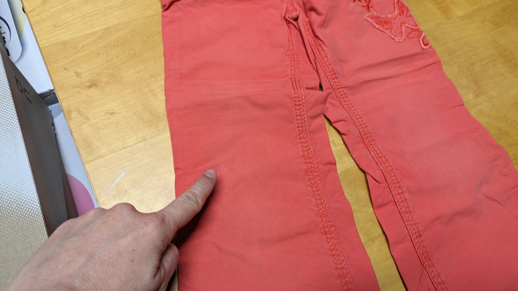 Pantaloni: Schöne Sommerhose - Gr. 98 - Mit Schmetterling – Usato da Staufen venduto da Fleby84 4