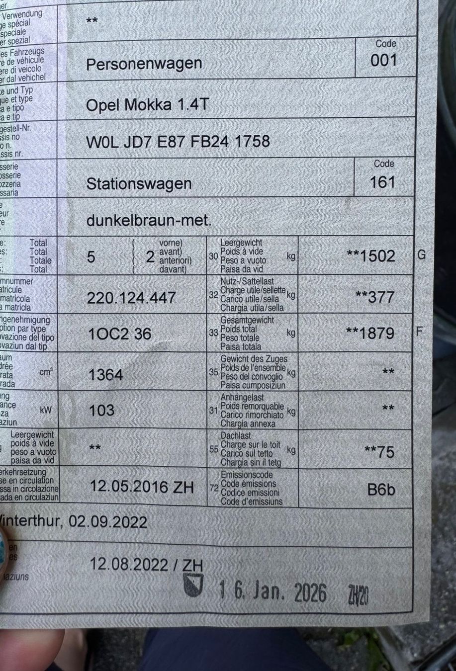 Opel Automobili: 2015 Opel Mokka Enjoy SUV 4x4 – Usato da Rüti ZH venduto da Quer2020 7
