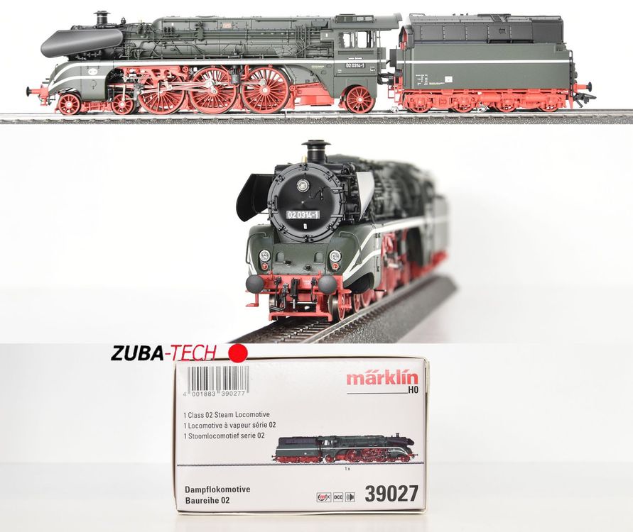 OXID eShop 6 | Märklin 39027 – Schlepptender-Dampflok BR 02 der DRG