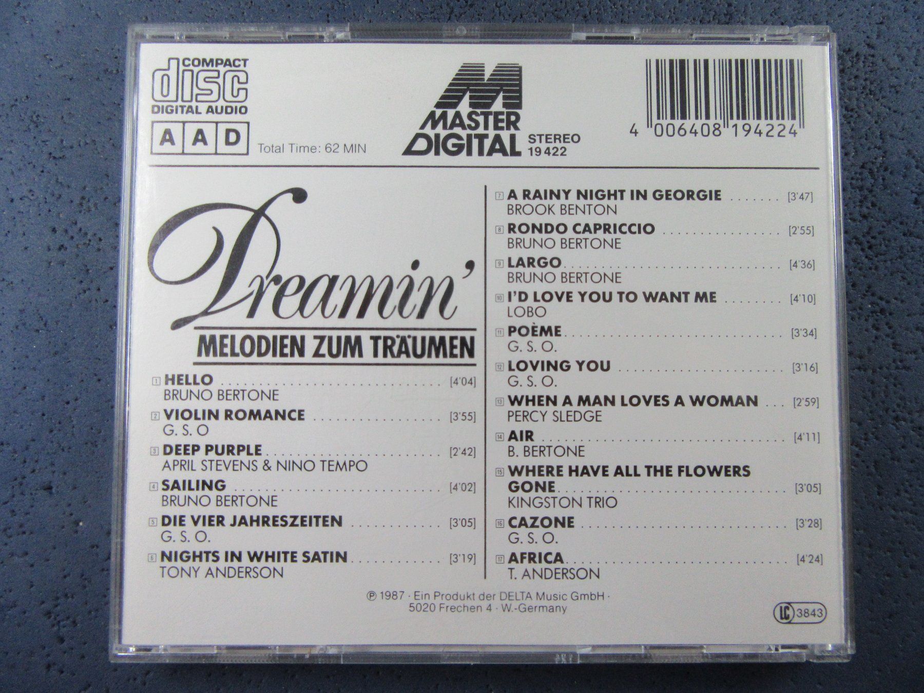 CD: DREAMIN' MELODIEN ZUM TRÄUMEN CD – Usato da Ettingen venduto da Hausi4711 1
