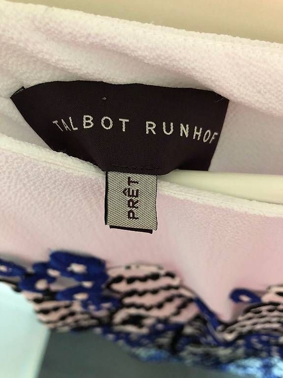 Talbot Runhof Vestiti: Kleid Talbot Runhof 38 blau weiss Spitze – Usato da Oberglatt ZH venduto da jul_nhy7 3