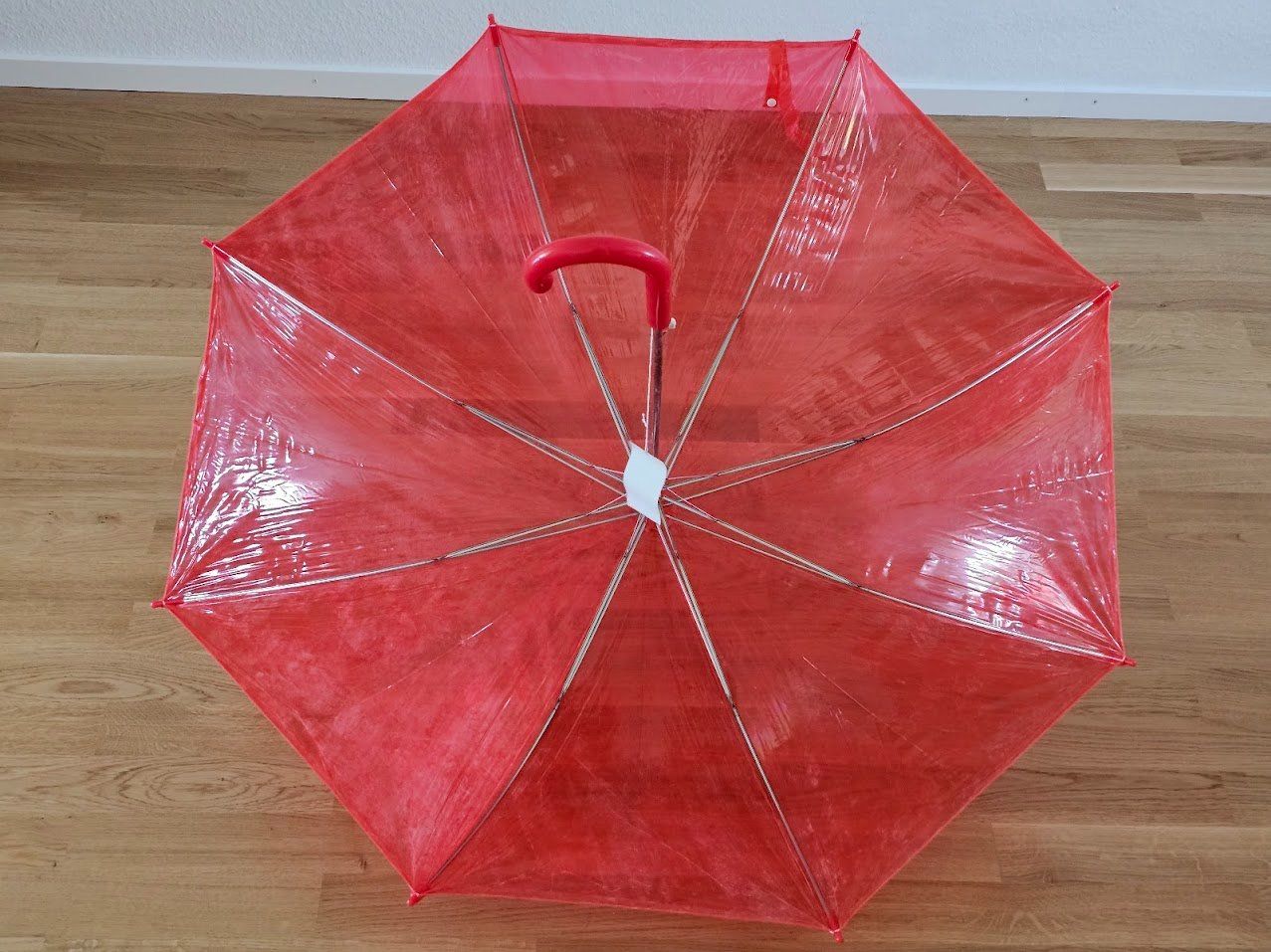 Regenschirme: Durchsichtige Regenschirme farbig Kunstoffgr. – Gebraucht aus Baden von rob_grh6 2