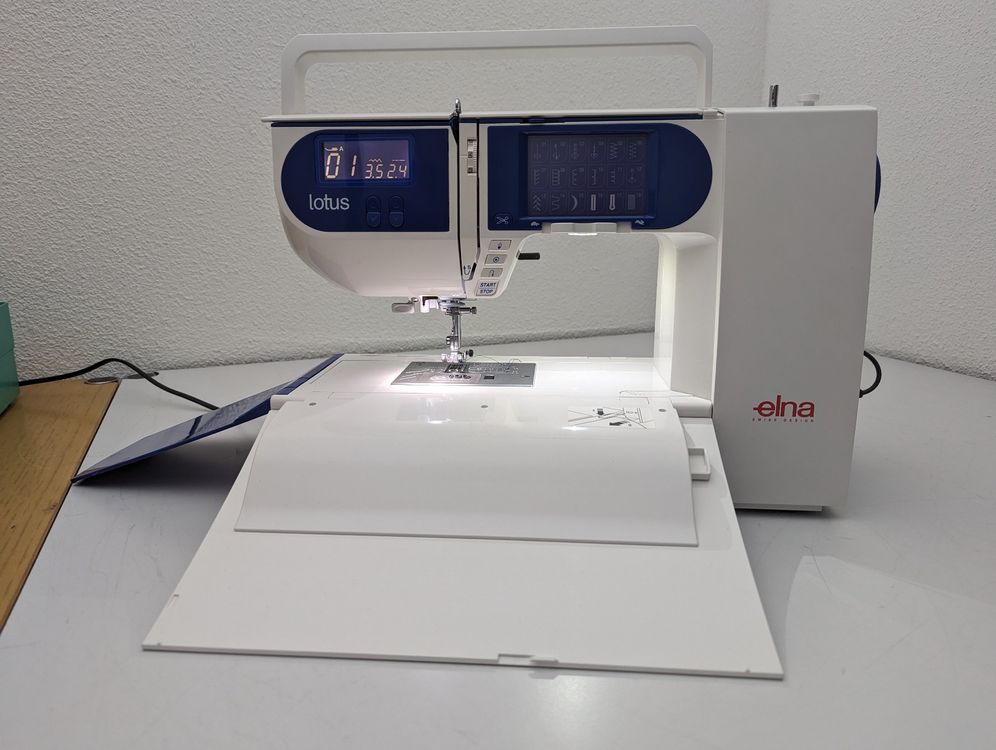 Nähmaschine elna lotus 1 blau Kaufen auf Ricardo
