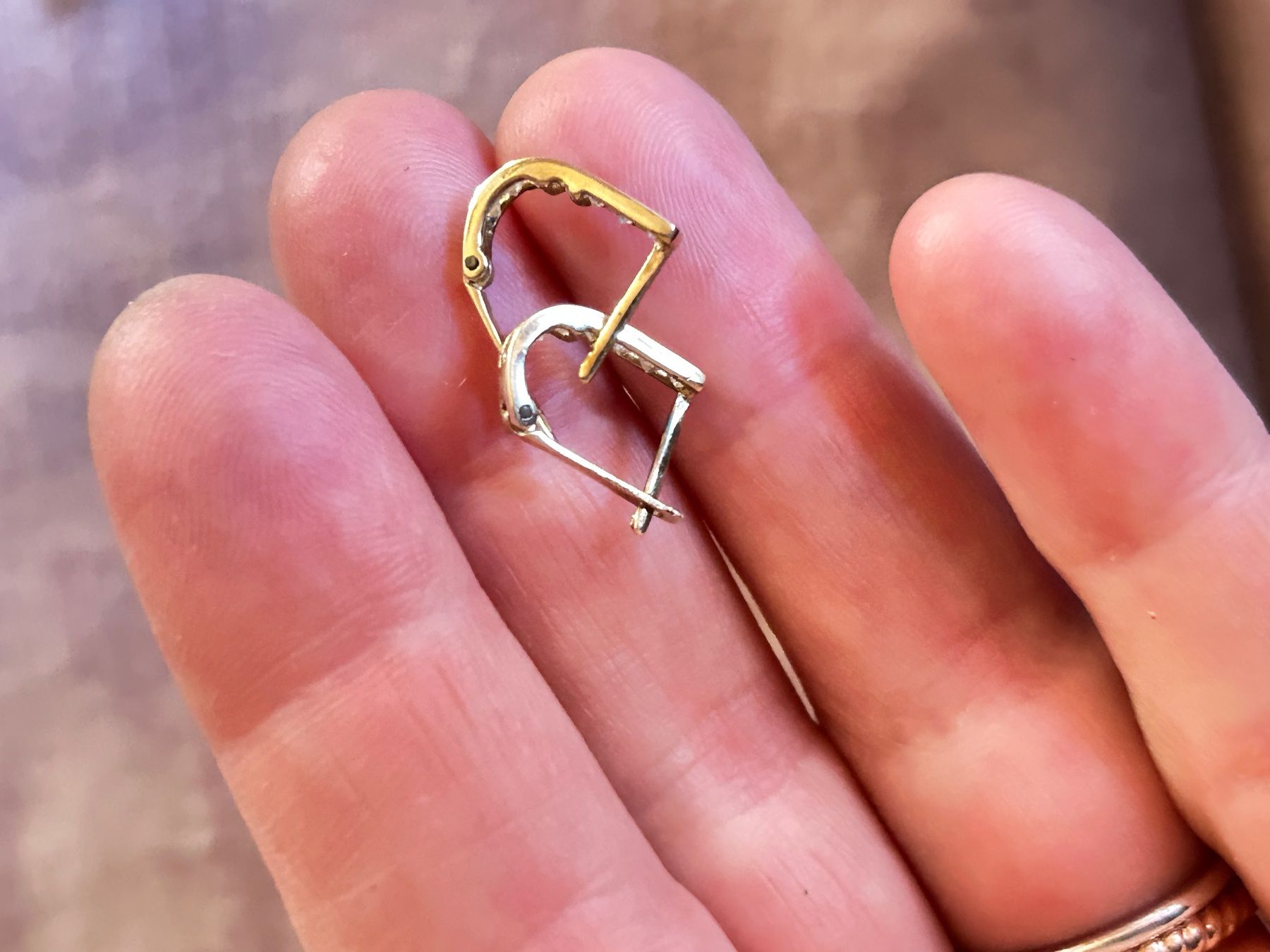 Ohrringe & -stecker: Kreolen halbrund goldfarben  Whities – Gebraucht aus Dittingen von Bellevista 8