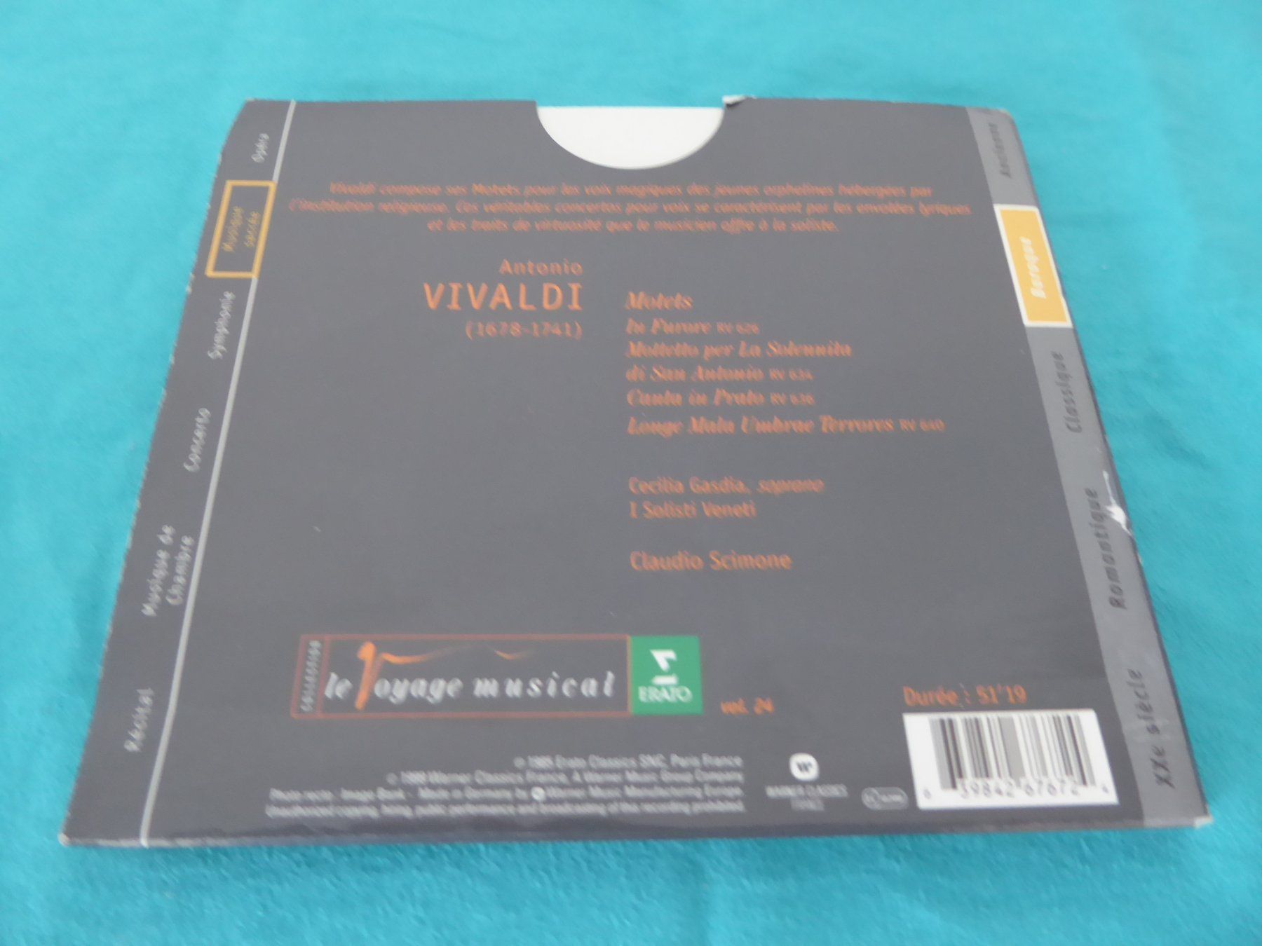 CD & DVD vergini: Vivaldi - Motets – Usato da Aeugst am Albis venduto da Drayprescot 1