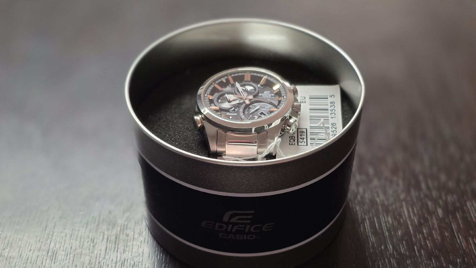 Casio Montres: Casio Edifice Tough Solar Bluetooth Chronograph mit OVP – Neuf (Voir description) à Grosshöchstetten par preisvoyeur 8