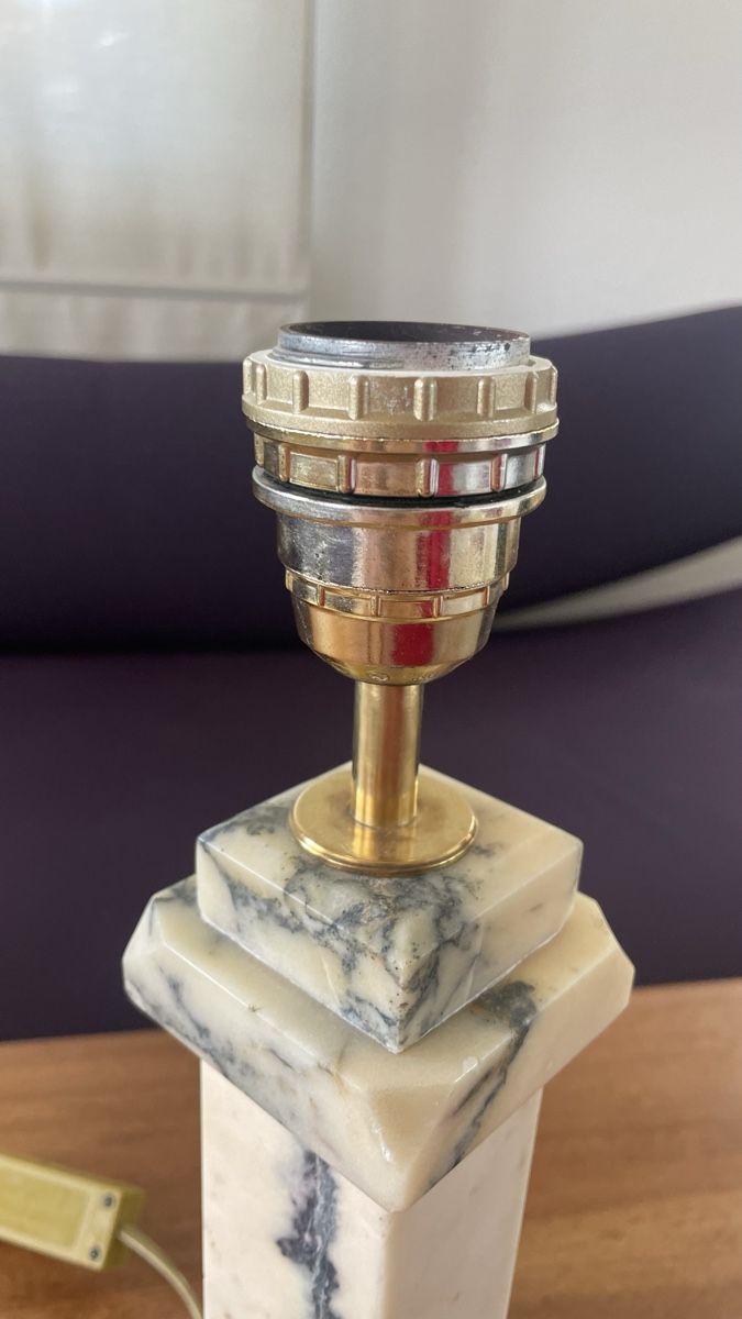 Lampade: Vintage Italian Marble Table Lamp – Usato da Meilen venduto da KatKatHar 5