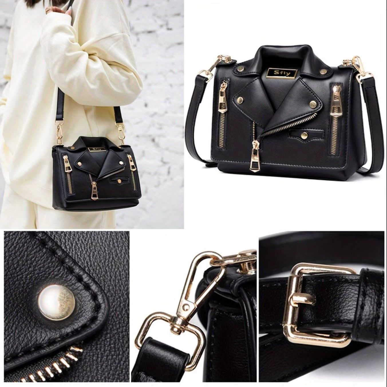 Borse da donna: Coole "Sfly" Jacken-Handtasche, neu – Nuovo e nell'imballaggio originale da Reinach BL venduto da Deinfashion 2