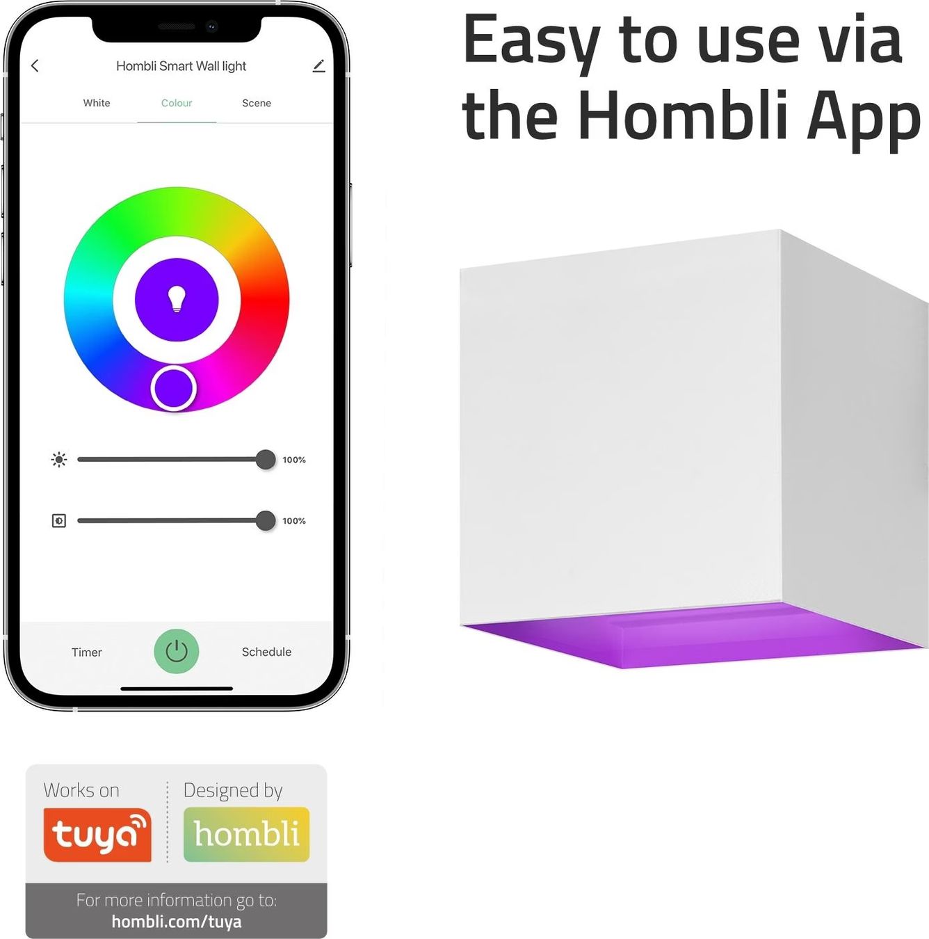 Lampade: Hombli Smart Outdoor Wall Light V2, White – Nuovo e nell'imballaggio originale da Niederuzwil venduto da S.J.21 3
