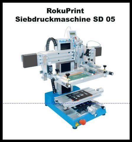 Tutte le macchine: Siebdruck halbautomat RokuPrint SD 05 – Usato da Vacallo venduto da mvtony