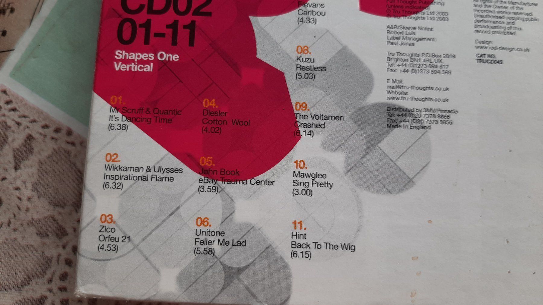 CD: CD Shapes One - Horizontal & vertical – Usato da Pully venduto da bro_n52j 5