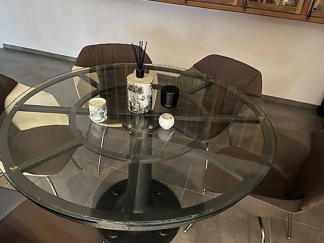 Tables: Table à manger style industriel – D'occasion à Hauterive NE par sofia66 1