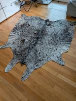 Echtes Kuhfell  Schwarz-Weiß gefleckt (ca. 200 x 180 cm)