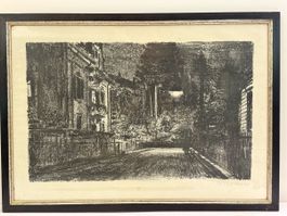 Martin Lauterburg 1948 LITHOGRAPHIE SIGNIERT 
