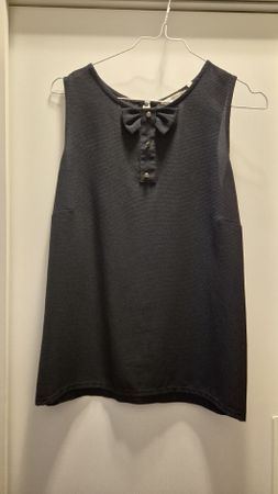 Petit haut chic Naf Naf bleu marine