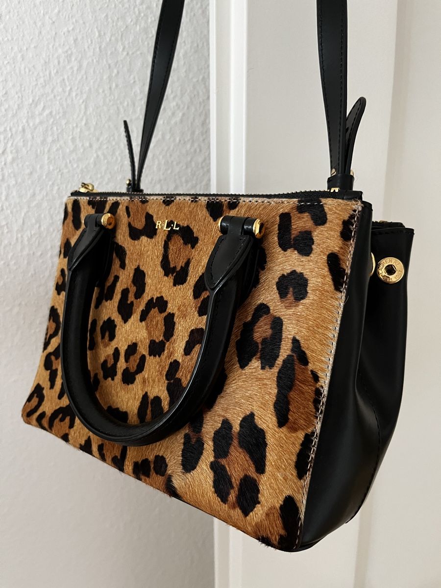 Ralph Lauren Taschen für Damen: Wunderschöne Ralph Lauren Tasche Leopard schwarz/braun – Gebraucht aus Olten von hahnice99 6